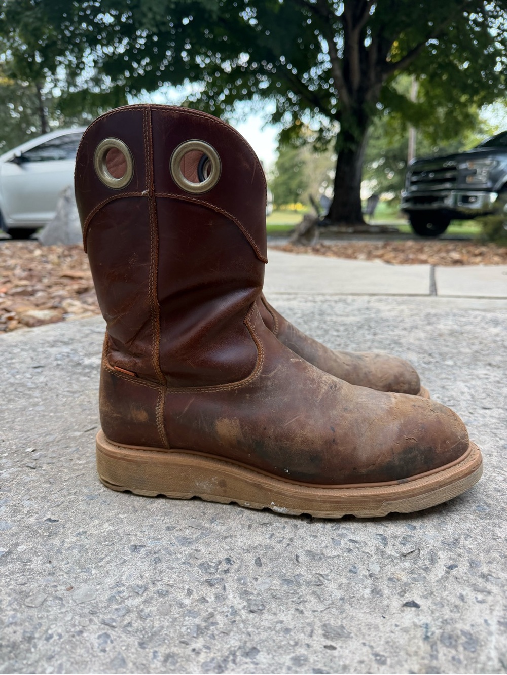Tecovas LongHaul Waterproof Roper Work Boots Mens 11D